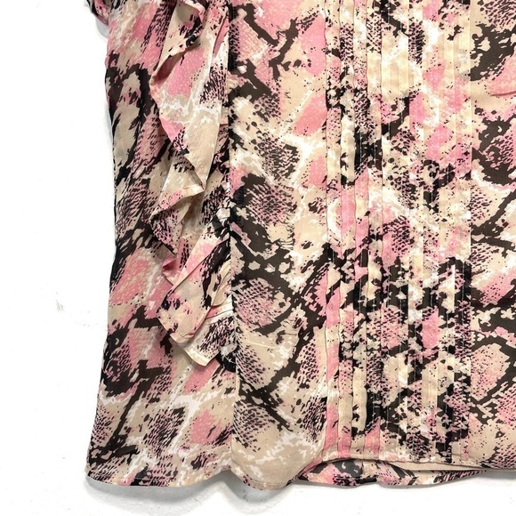 Walter Baker Liv Top snake print sleeveless Small L222 - Picture 5 of 11